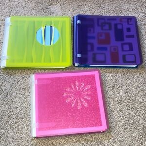 Creative Memories Scrapbook Albums - Green, Purple, Pink